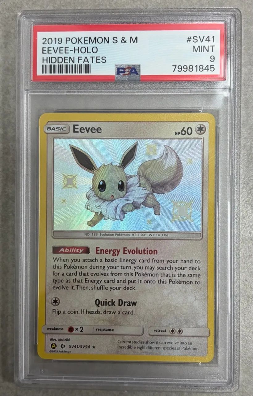 Eevee Shiny PSA 10