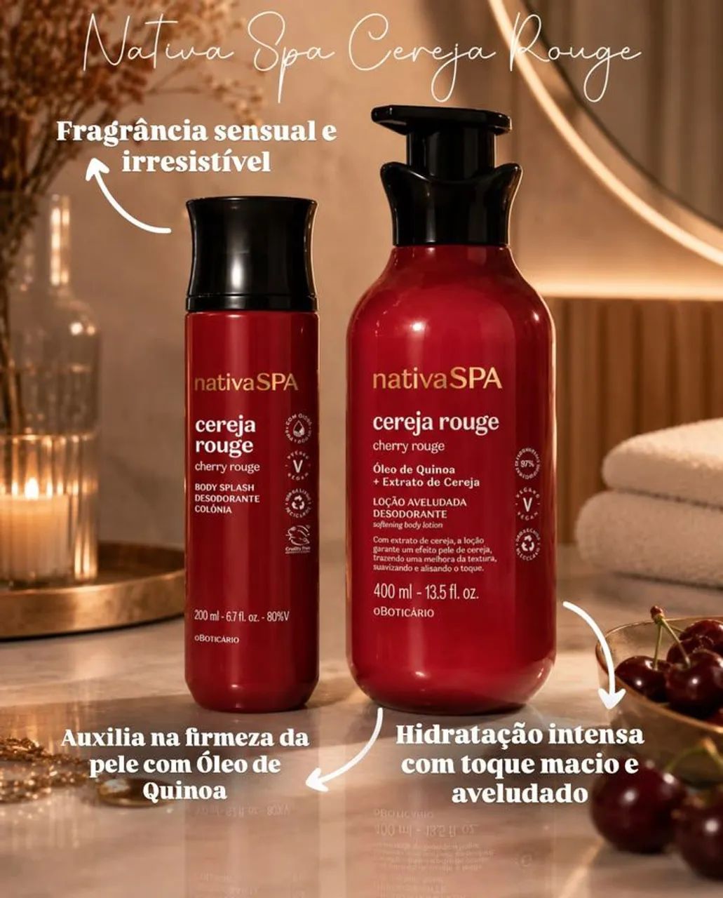 Kit cereja rouge 