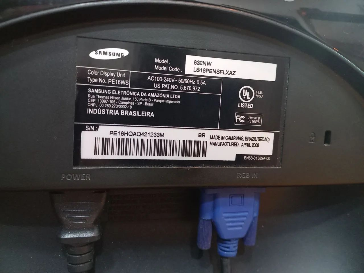 Monitor Samsung 15 polegadas  - Foto 2