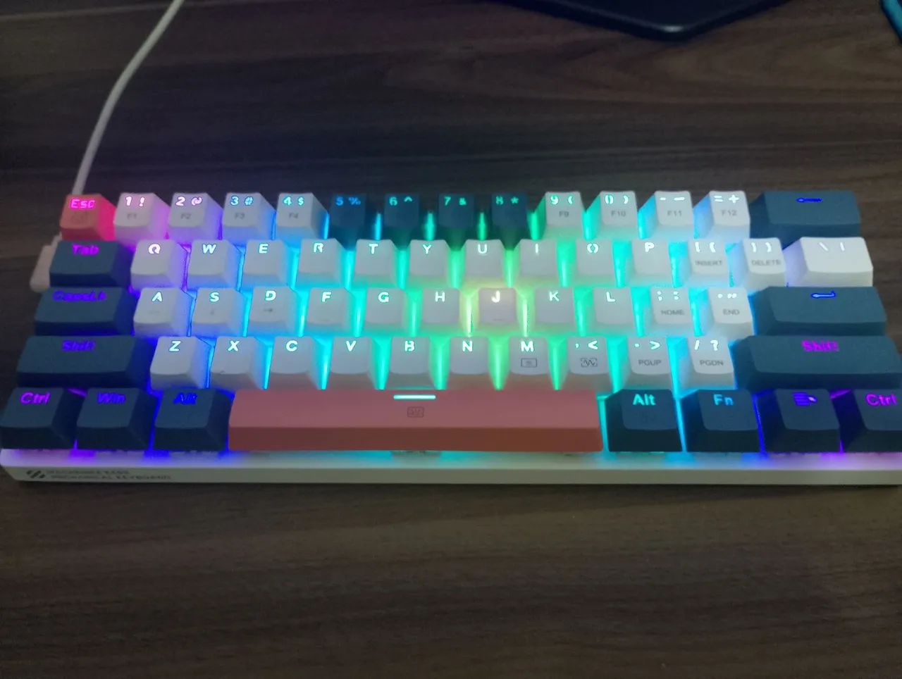 Teclado mecânico 60% Machenike k500 b61 mini 