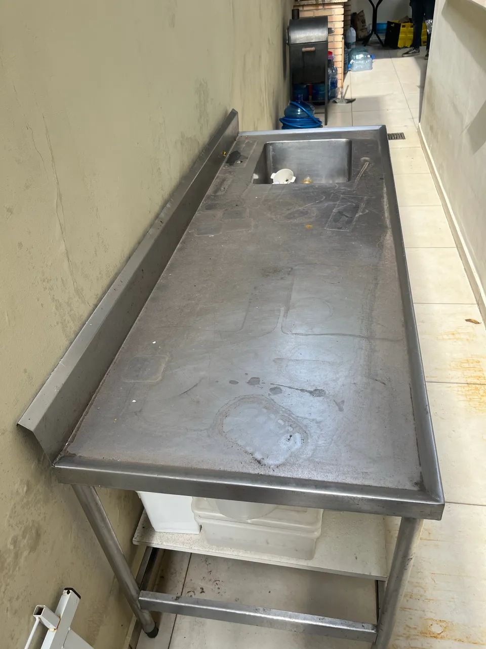 Mesa de inox com Cuba  - Foto 4