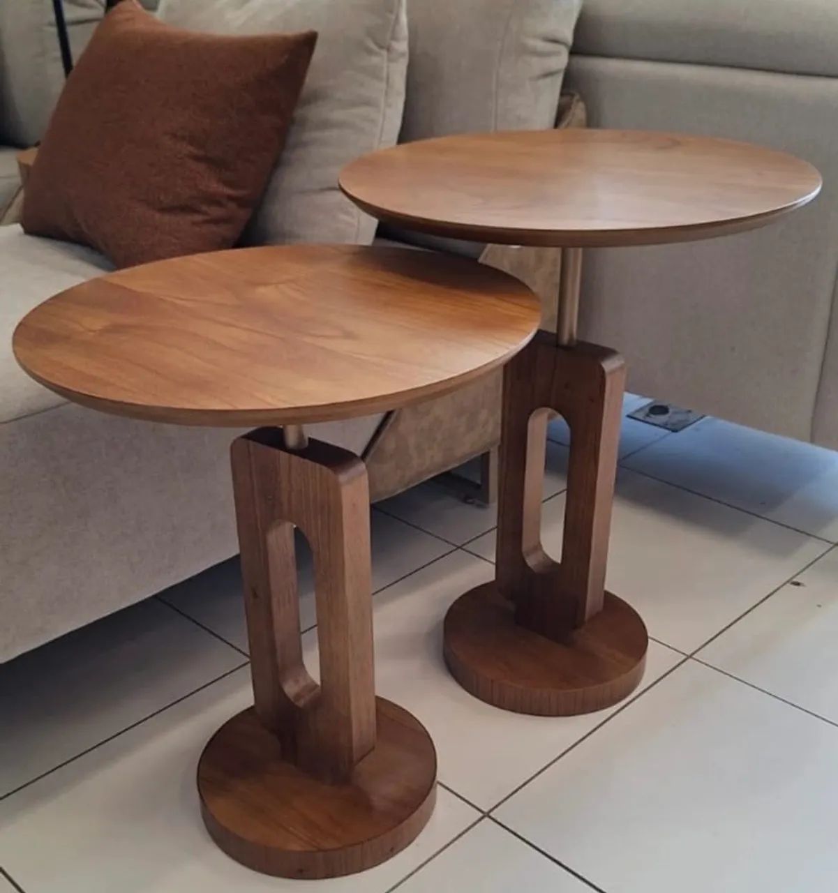 Conjunto Mesa de Canto / Lateral
