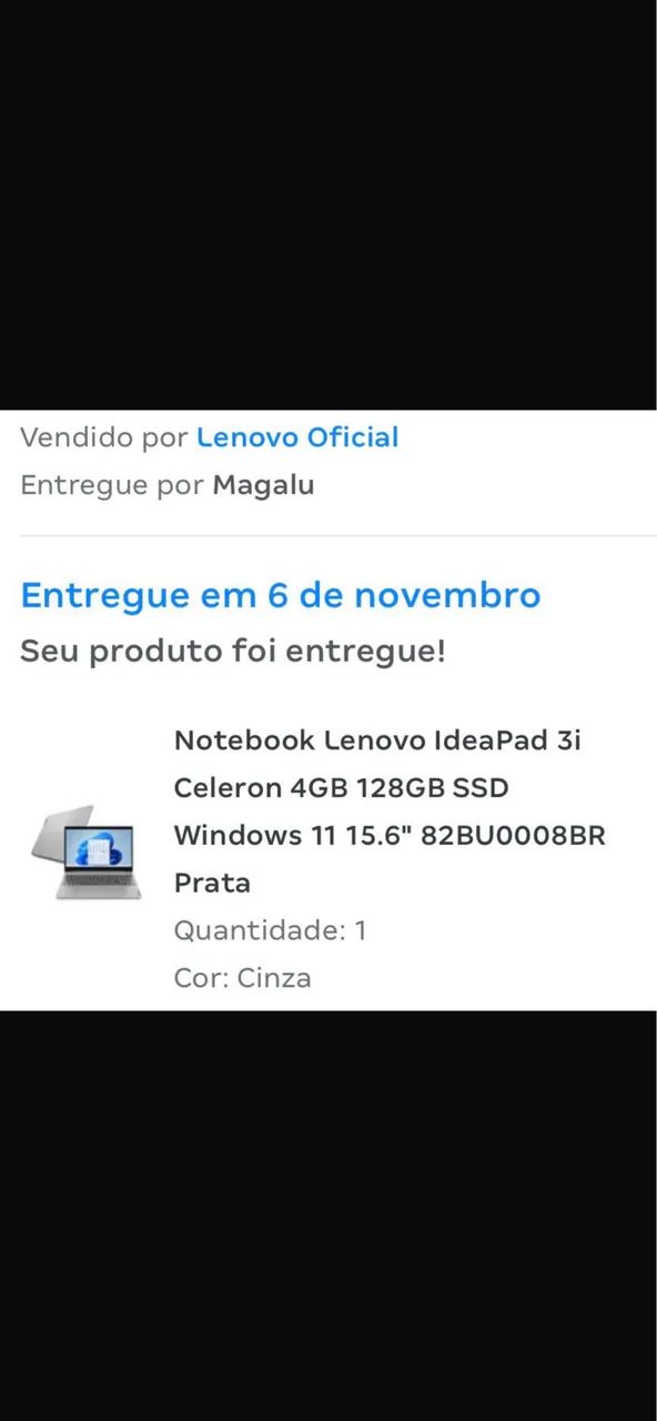 Notebook Lenovo