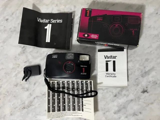 Câmera Analógica Vivitar Series 1 500PZ | Power Zoom | Com Caixa original - Foto 4