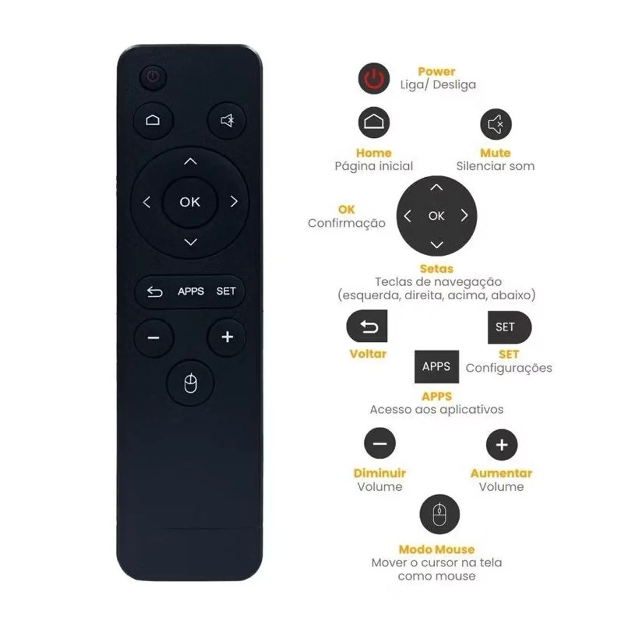 TV Box Pro Electronic SmartPro 4K PROSB-3000/16GB- Novo - Lacrado na Caixa - Foto 6