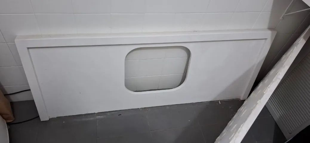 Bancada e frontão em quartzo Pure White - Foto 3