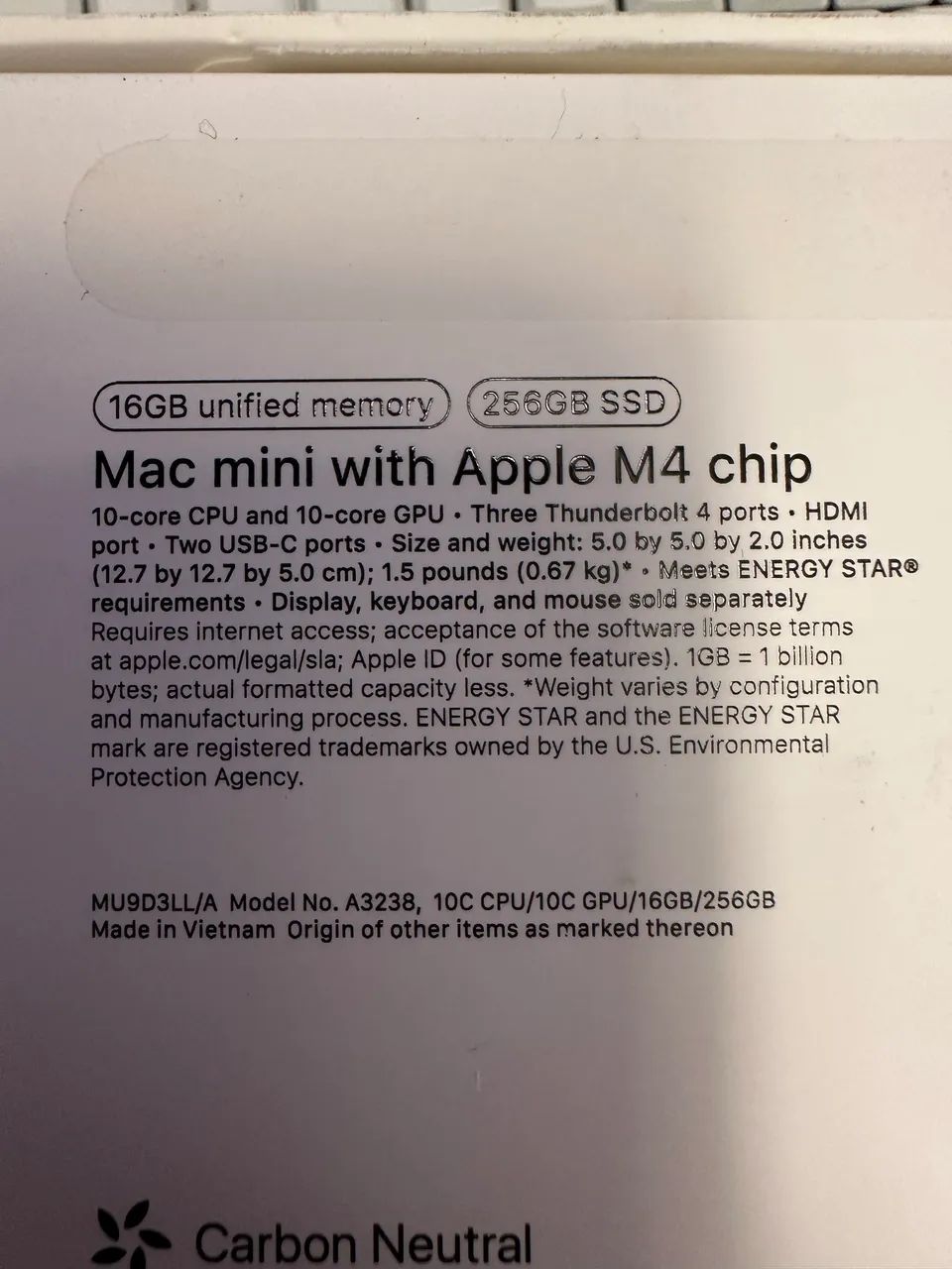 Apple Mac Mini M4 16Gb RAM 256Gb SSD - Foto 2