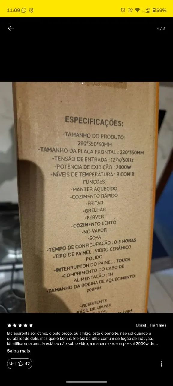 Fogão de indução  - Foto 3