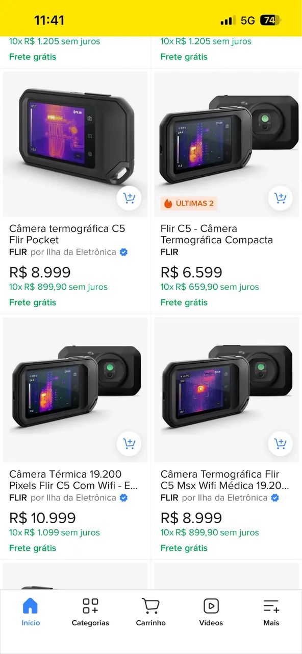 Flir C5 Nova - Câmera Térmica  - Foto 2