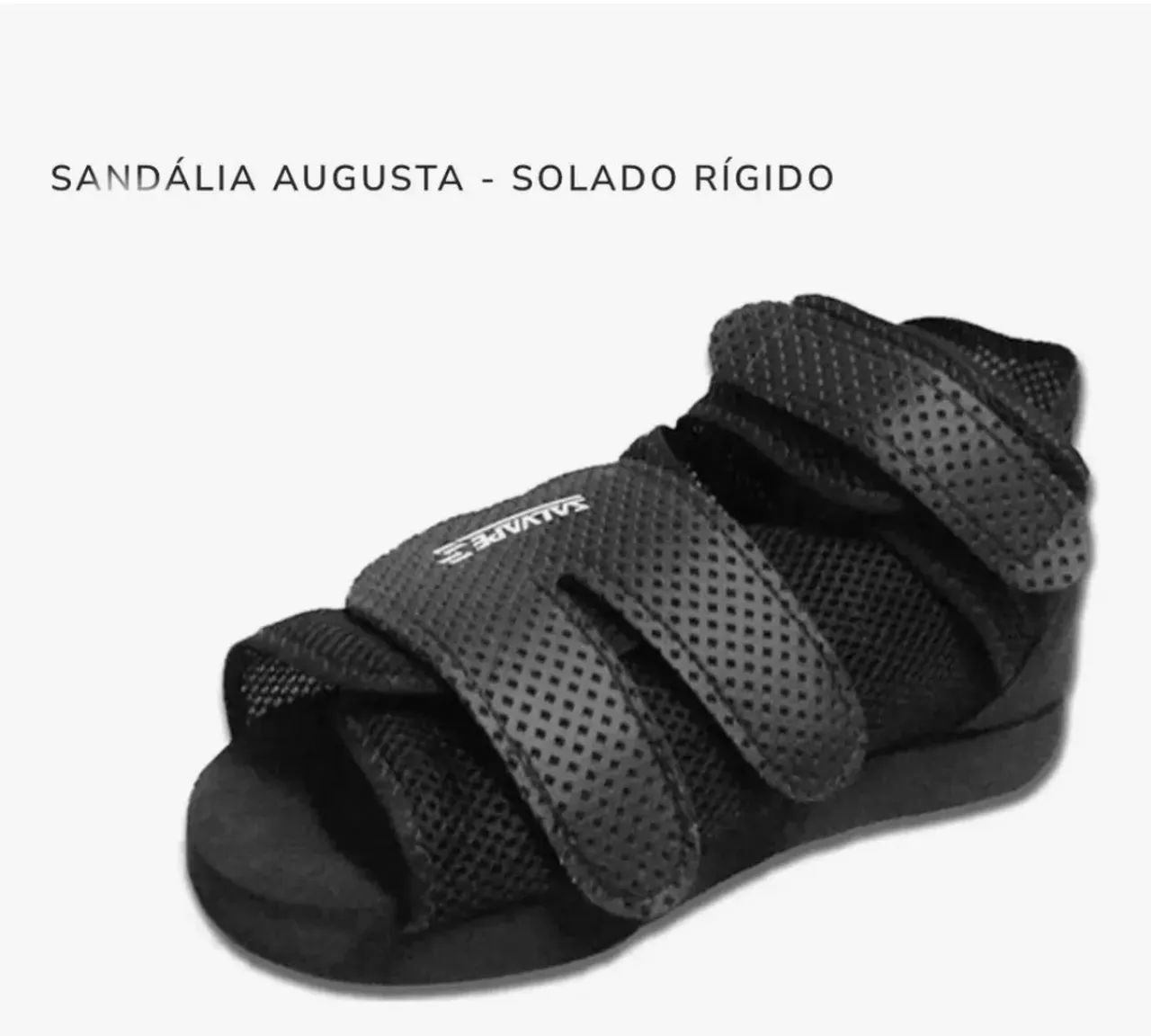 Sandália Augusta com solado rígido Salvap é - Foto 2