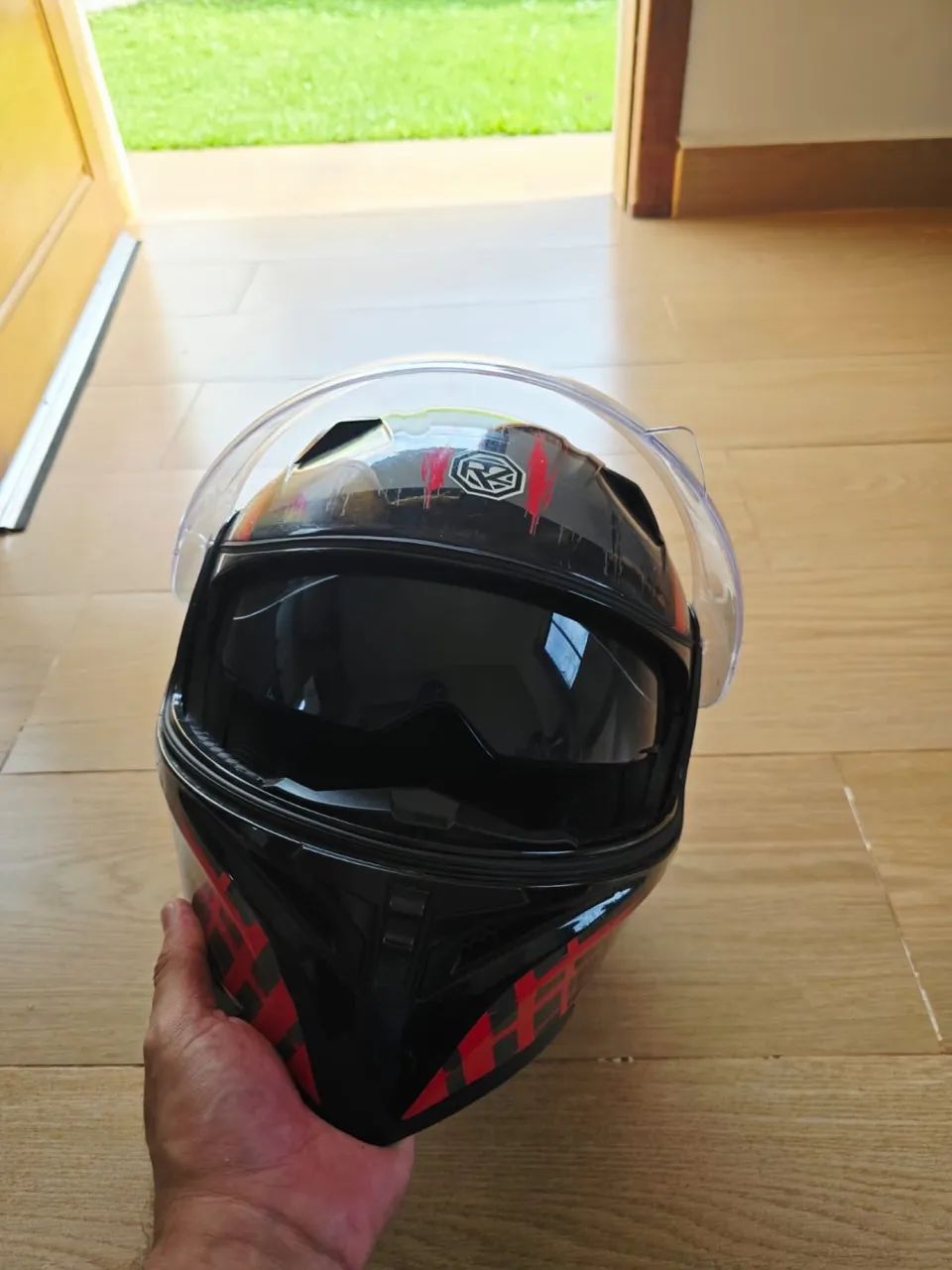 Capacete Modular/Escamoteável com Óculos Interno  - Foto 4