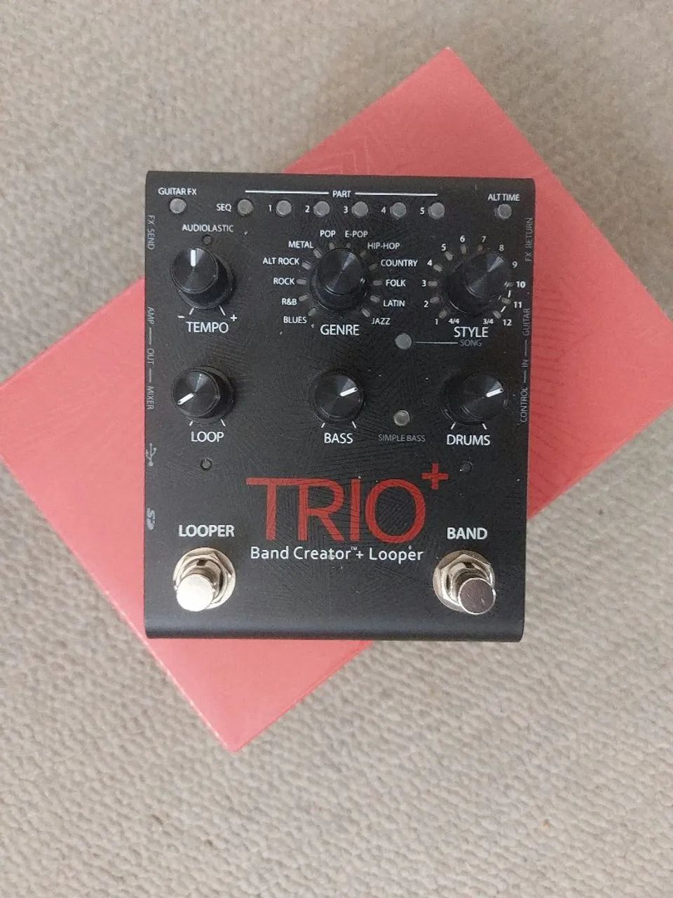 Pedal Digitech TRIO+ Band Creator com Looper - Foto 2
