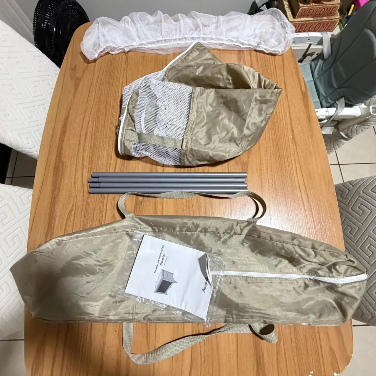 Berço portátil Sonata - Burigotto - NOVO - Foto 2