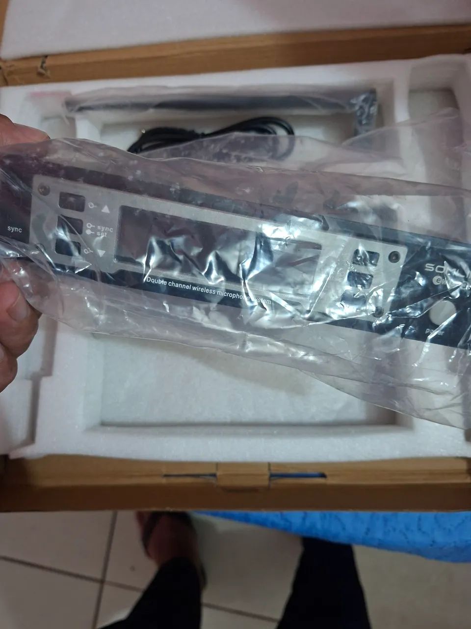 Receptor microfone sennheiser ew135 g4 novo  - Foto 5