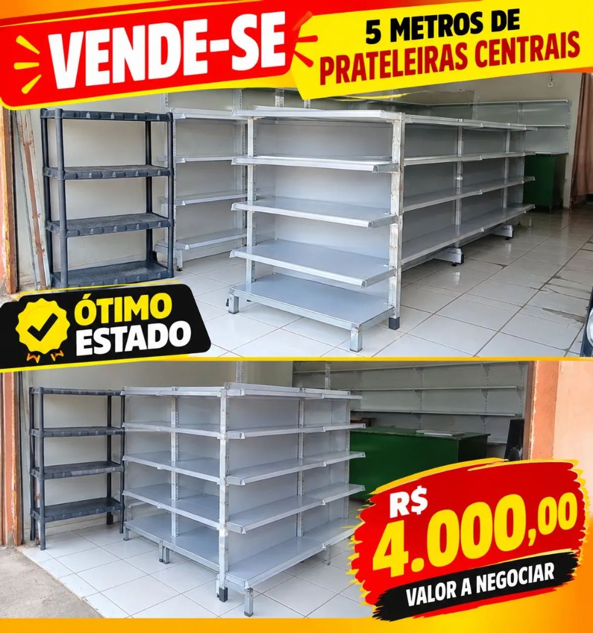 Vendo Prateleira Central