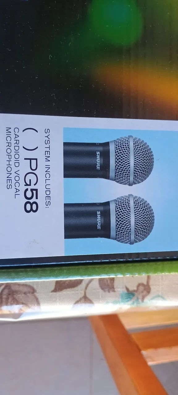 Microfone shure modelo PG 58 M-17 - Foto 2