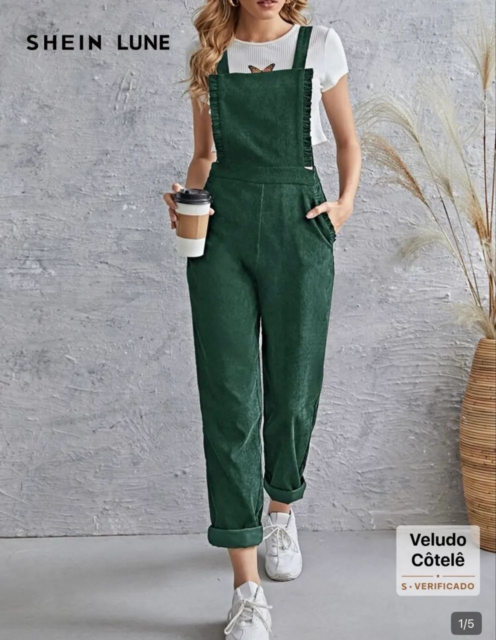 Macacão verde SHEIN LUNE  - Foto 3