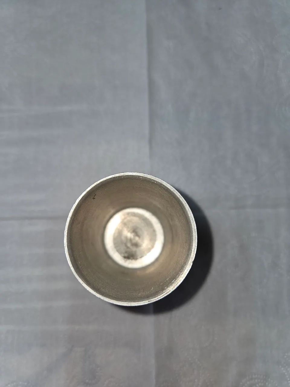 MINI COPO DE ESTANHO ALEMÃO , COM DESENHOS E INSCRIÇÕES  , VINTAGE  ! - Foto 3