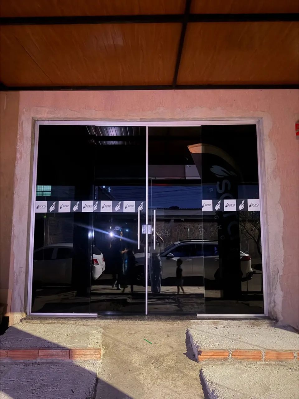 Porta vidro blindex 
