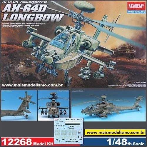 MODELO ACADEMY AH-64D LONGBOW ESCALA 1/48 - Foto 5