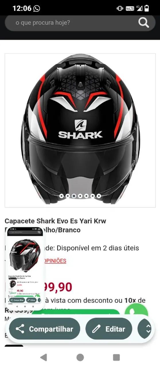 Capacete shark  - Foto 4