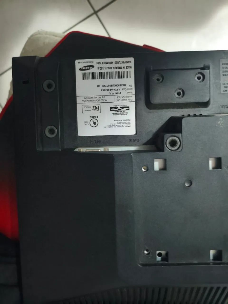 Monitor SyncMaster 540n Samsung (Defeito) - Foto 3