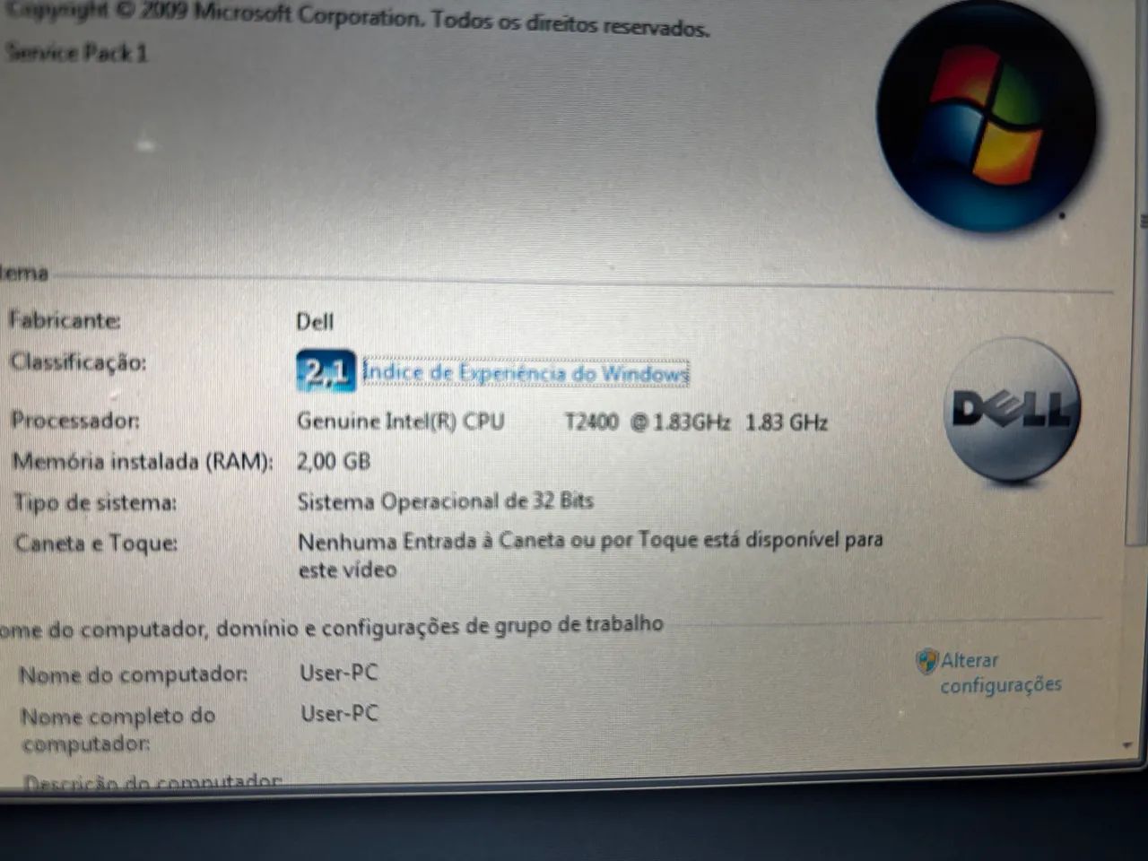 Notebook Dell Latitude D620 Intel Centrino T2400 com porta serial - Foto 4