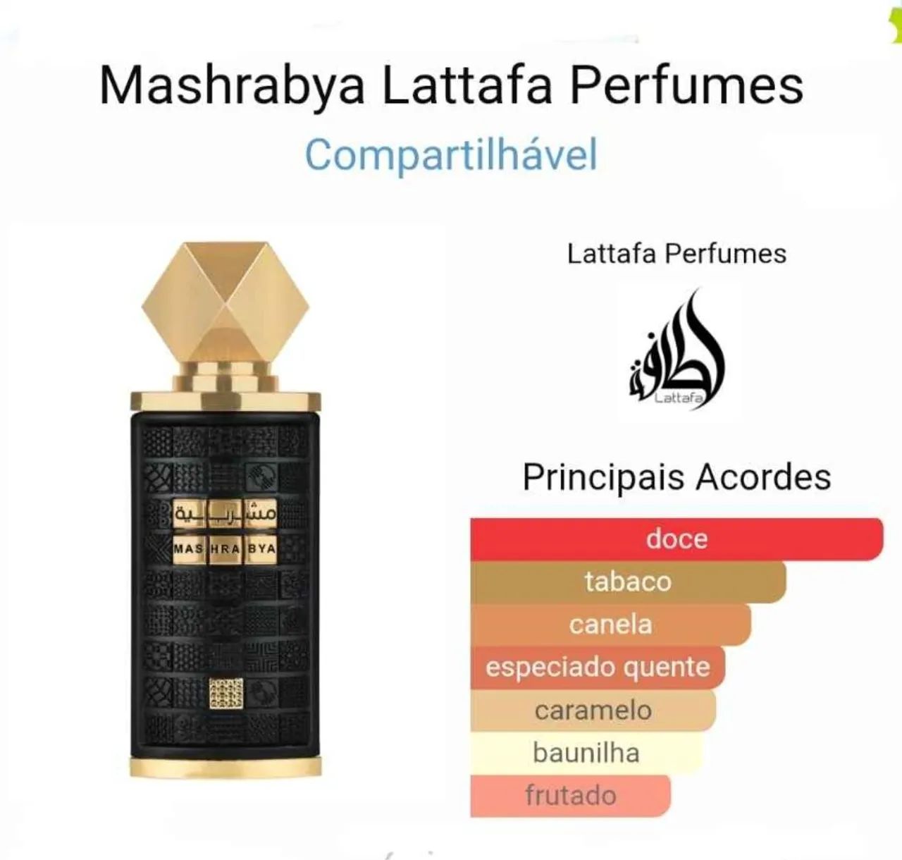 Perfume Mashrabya Lattafa - Foto 3