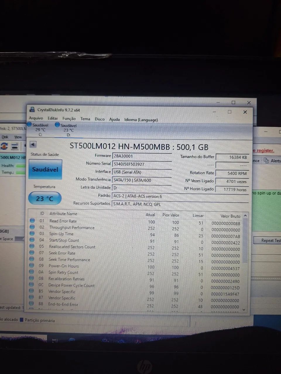 HD 500GB Notebook Samsung  - Foto 2