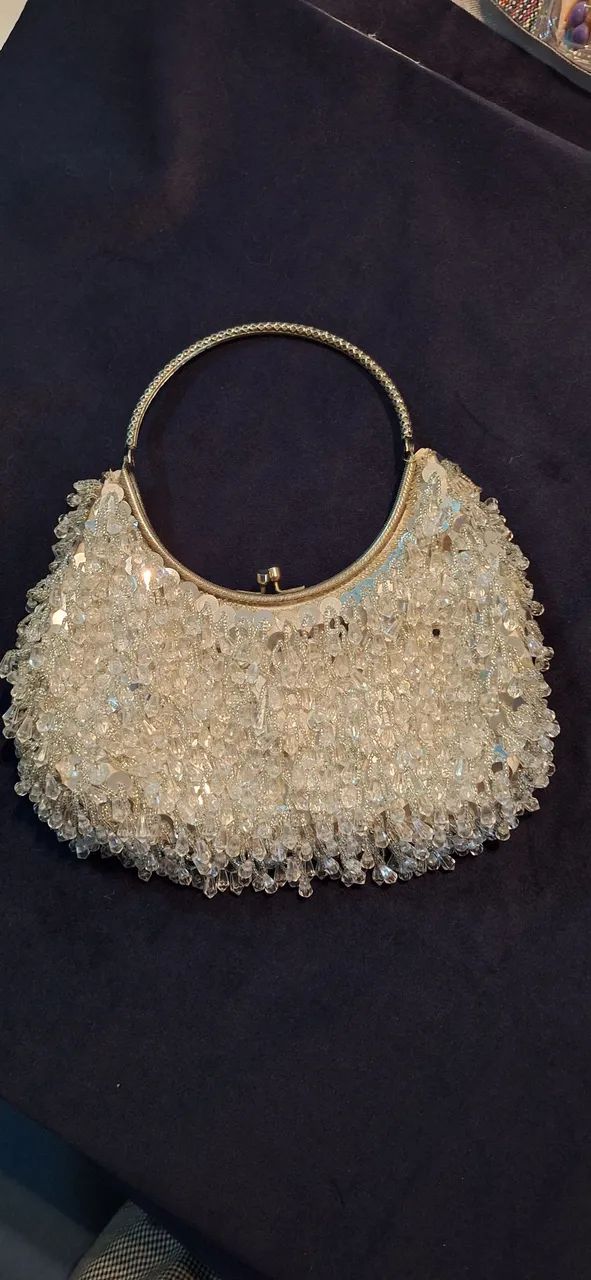 Bolsa Vintage feira a mão  - Foto 3