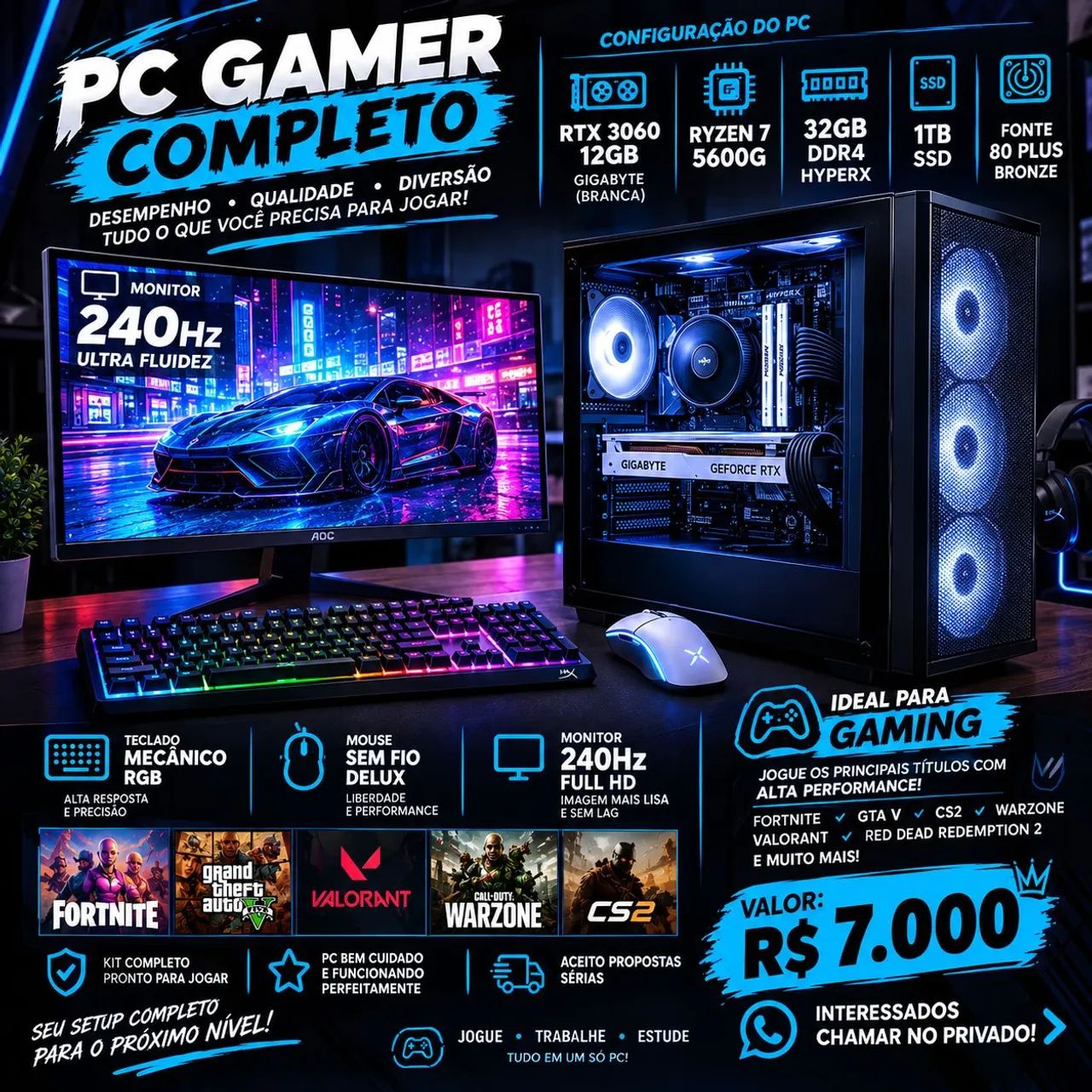 Pc Gamer Rayzen 7 