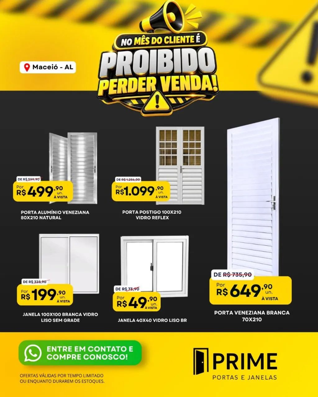 PRIME PORTAS E JANELAS 