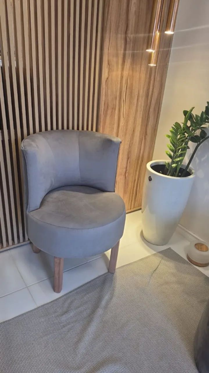 Poltronas modelo retrô em corino ou suede249,00  - Foto 5