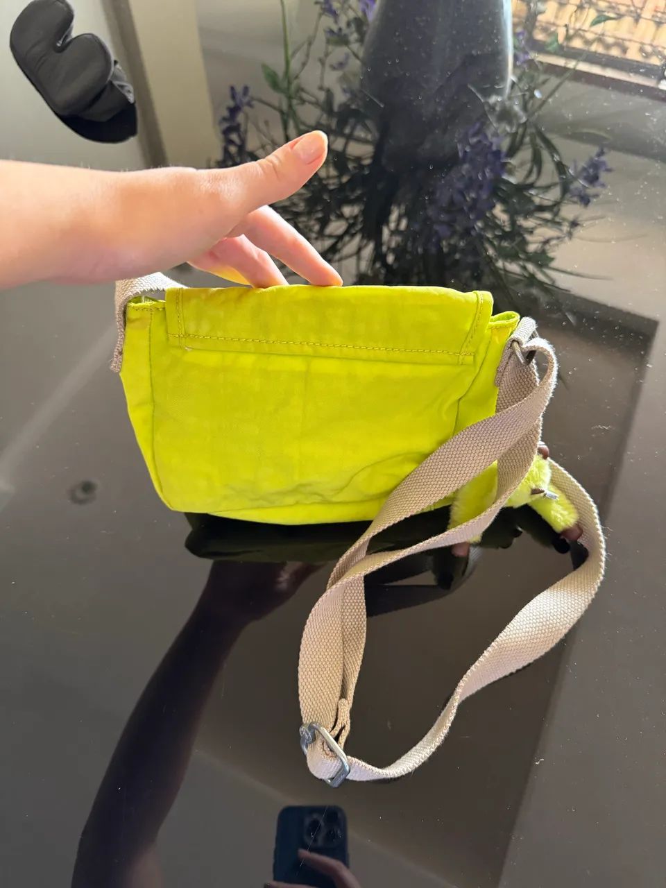 BOLSA KIPLING AMARELA ORIGINAL  - Foto 3