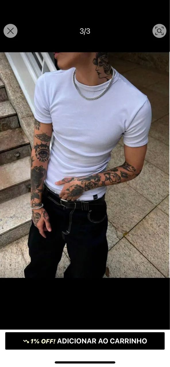 Kit 3 blusas caneladas  - Foto 2