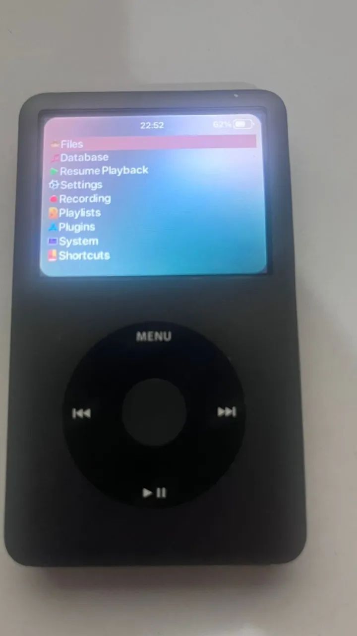 Apple iPod Classic 6ª Geração, 128 GB SSD - Aparelhos de Som