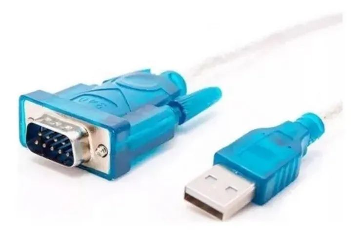 Cabo USB para Serial DB9 RS232 - Novo 1743 - Foto 2