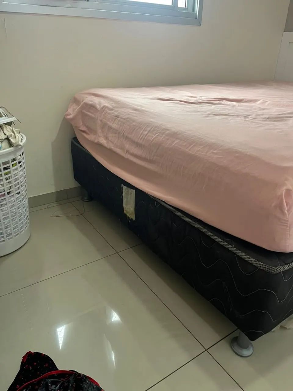 Vendo cama box casal usado em bom estado - Foto 3
