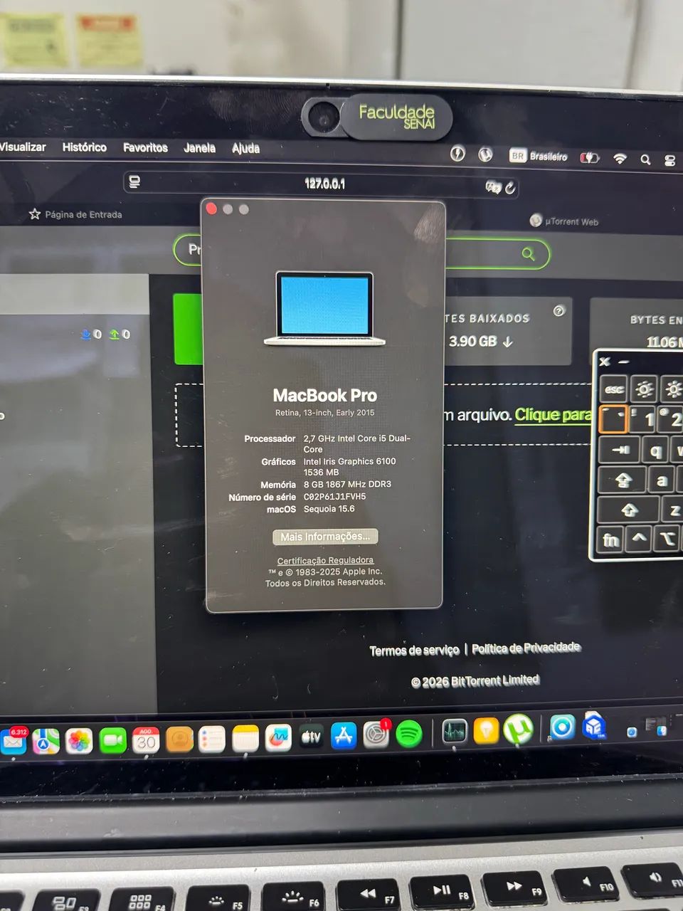 MacBook Pro 2015 teclado com problemas - Foto 4