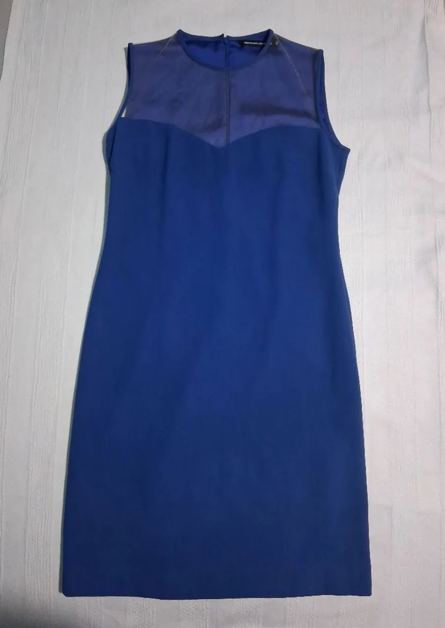 Lindo vestido azul Reinaldo Lourenço 