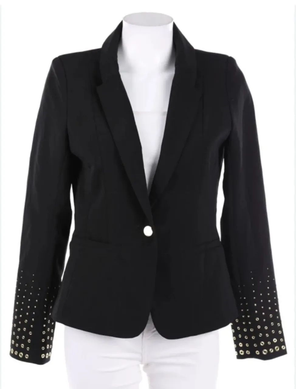 Blazer Slim da Zara Preto tamanho G, bonito, original, elegante, sofisticado. 