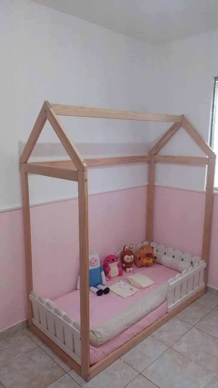 Cama montessoriana com colchão  - Foto 2