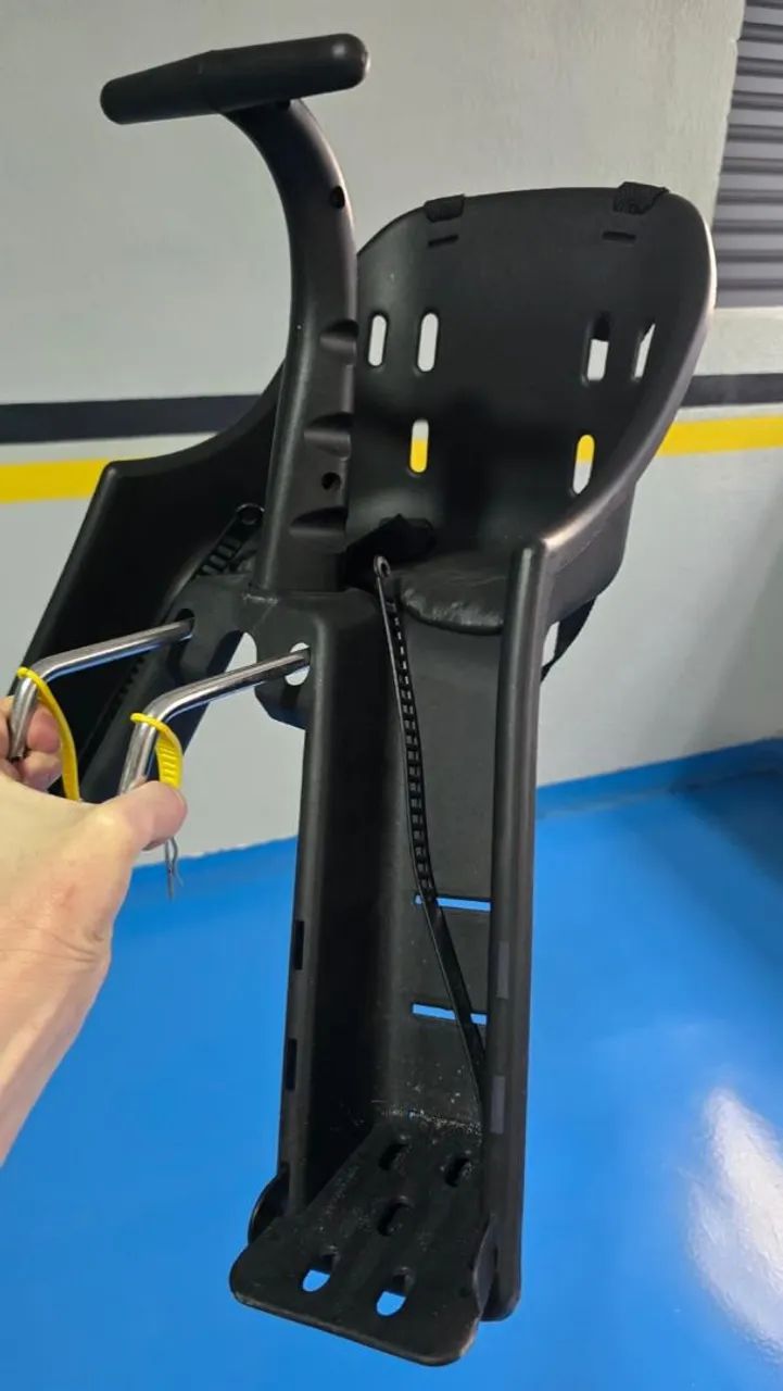 Cadeirinha infantil para bicicleta  - Foto 6