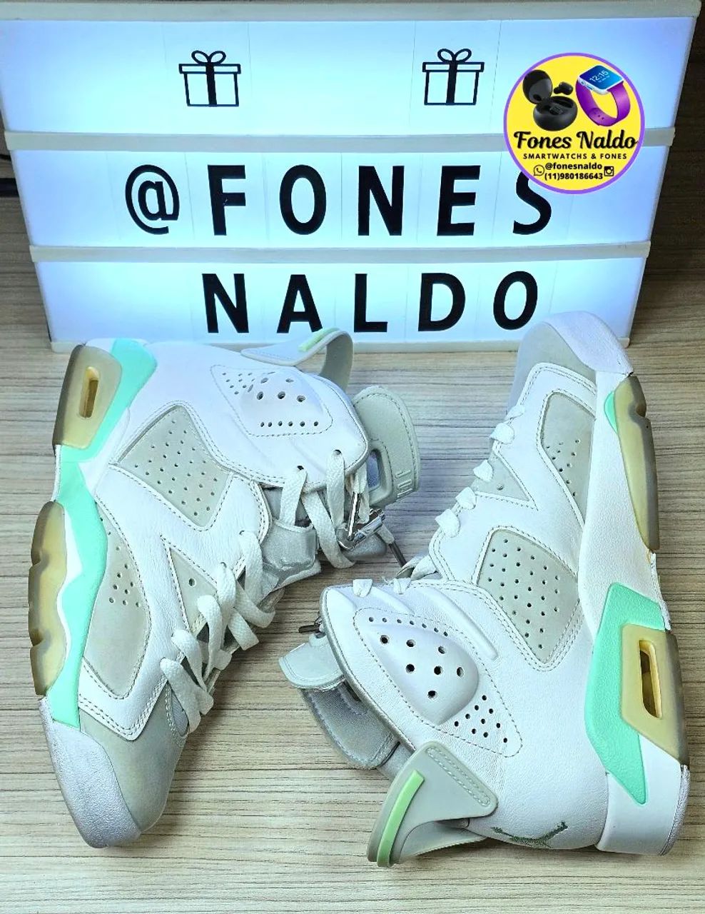 Nike Air Jordan 6 Retro Mint Foam - Foto 2