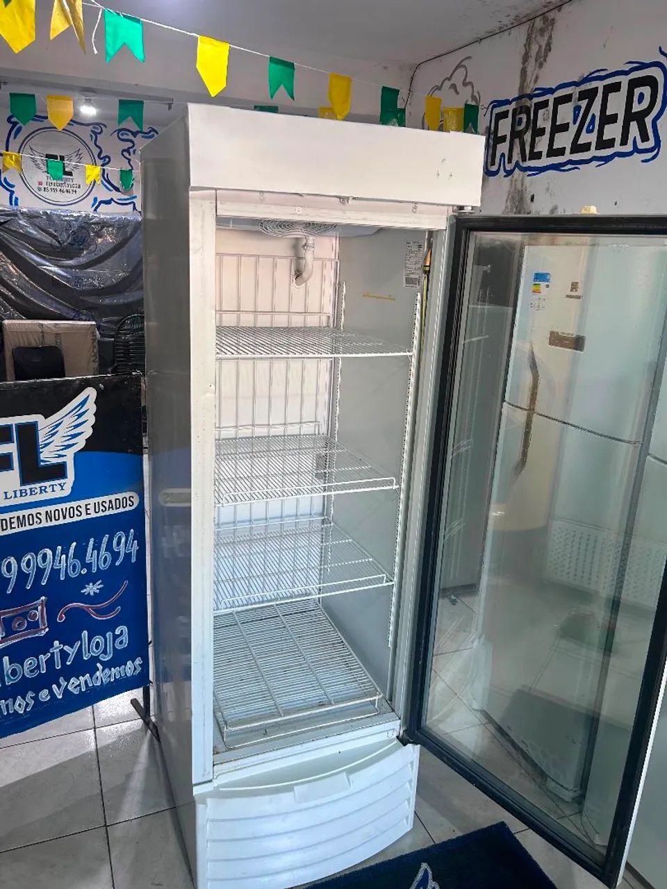 FREEZER EXPOSITOR CERVEJEIRO REFRIGERADOR DUPLA FUNÇÃO 500 LITROS  - Foto 3