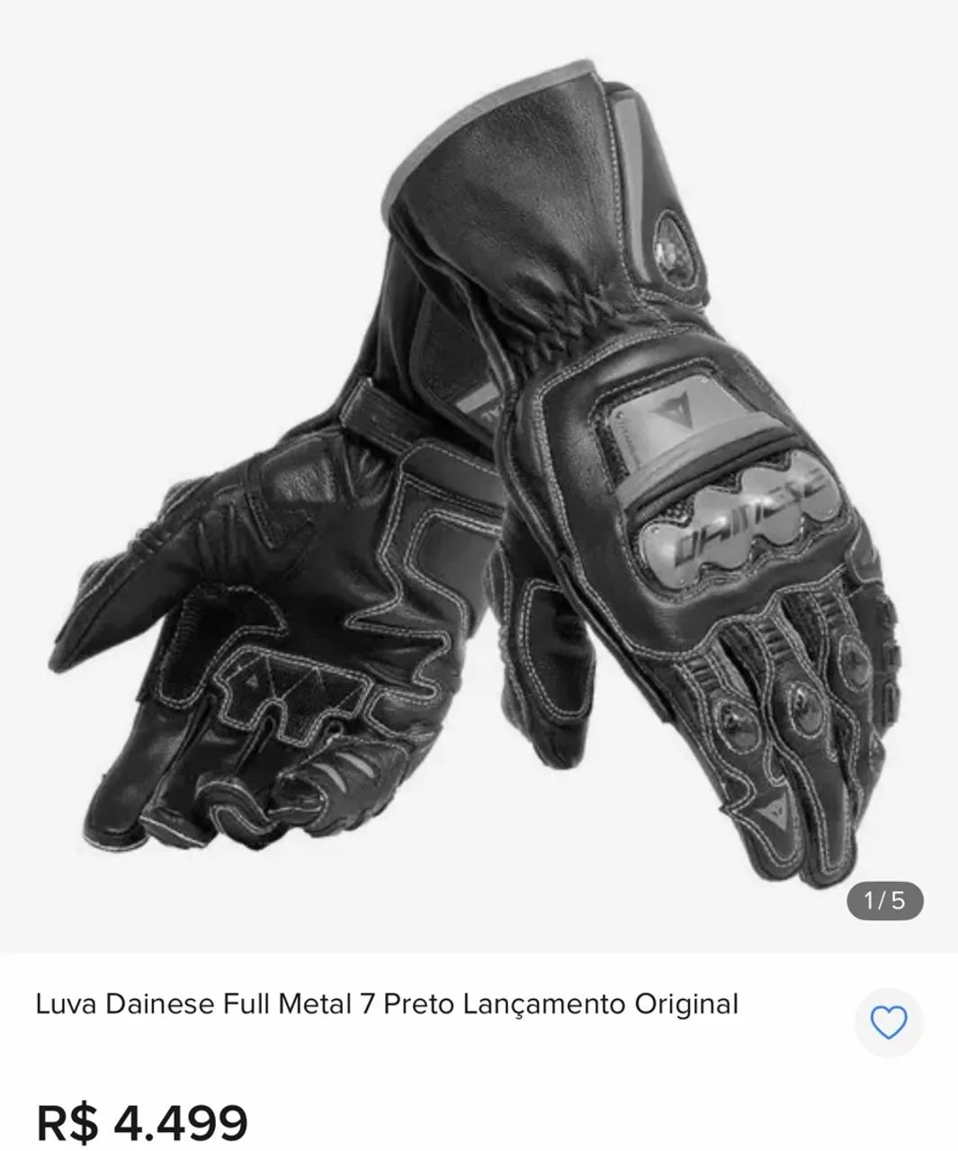 Luva Dainese - Tamanho M - Foto 3