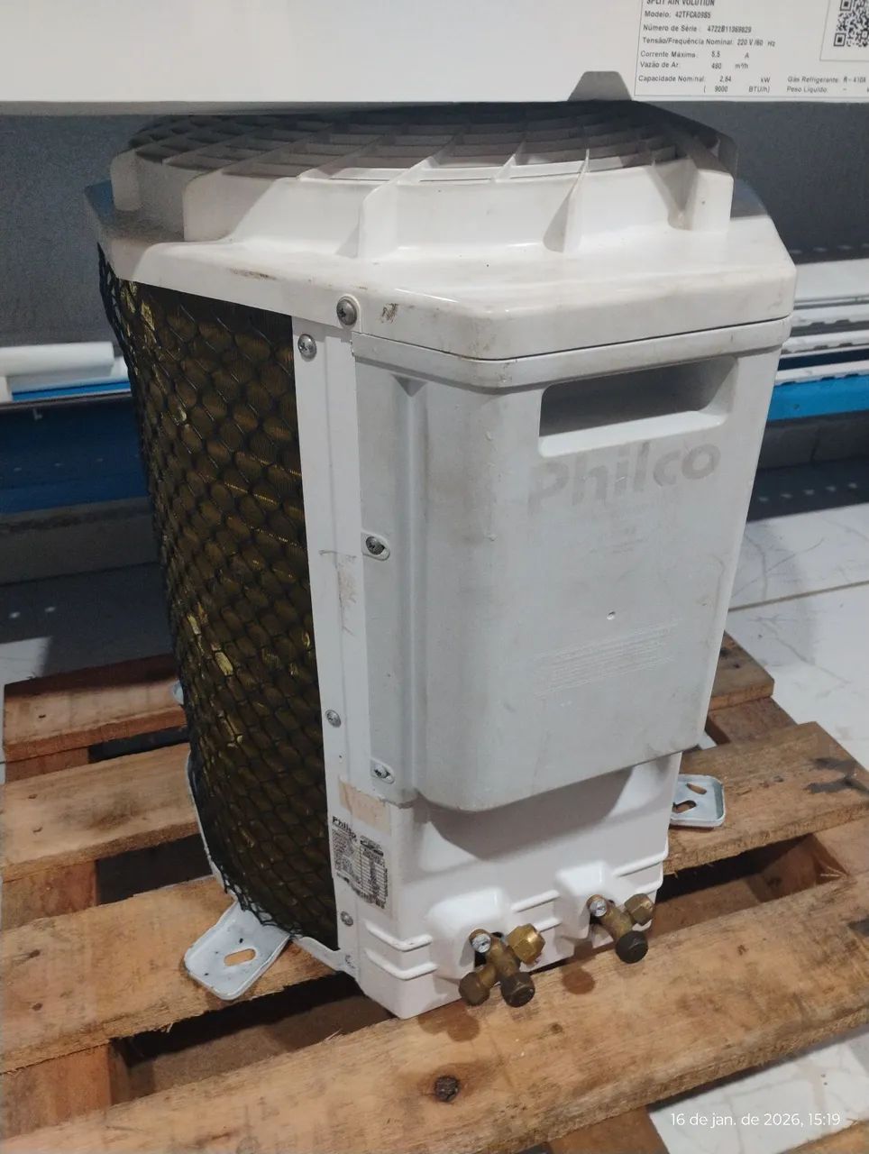 AR CONDICIONADO COMPLETO 9000BTU 220V - Foto 2