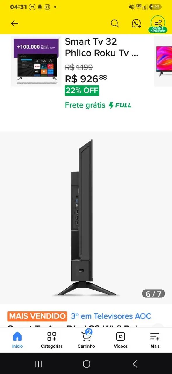 Tv philco 32 roku - Foto 3