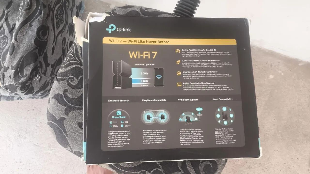 ROTEADOR TP-LINK ARCHER BE550 - WI-FI 7 - Foto 4