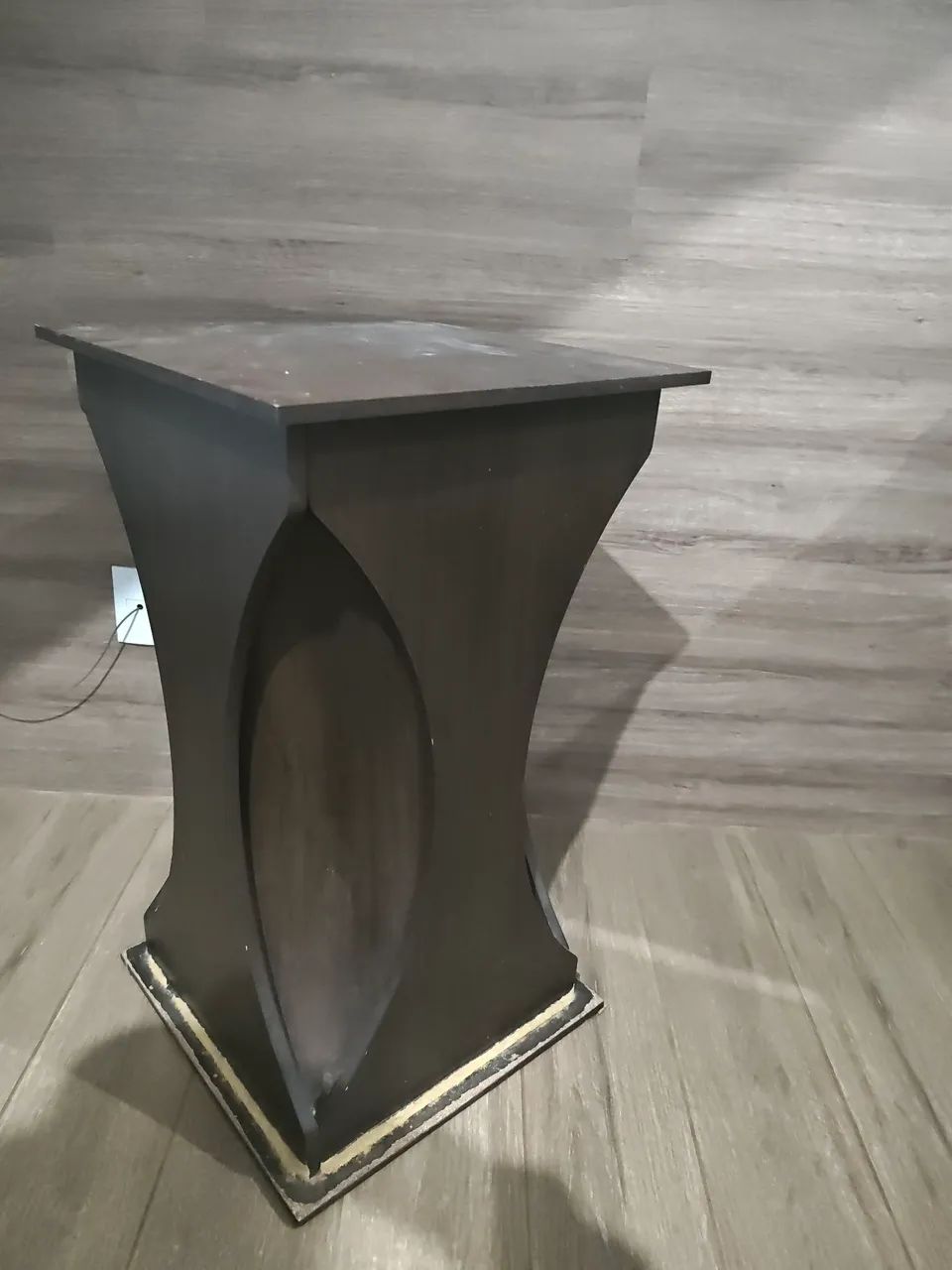 tampo de mesa de vidro madeira  - Foto 3